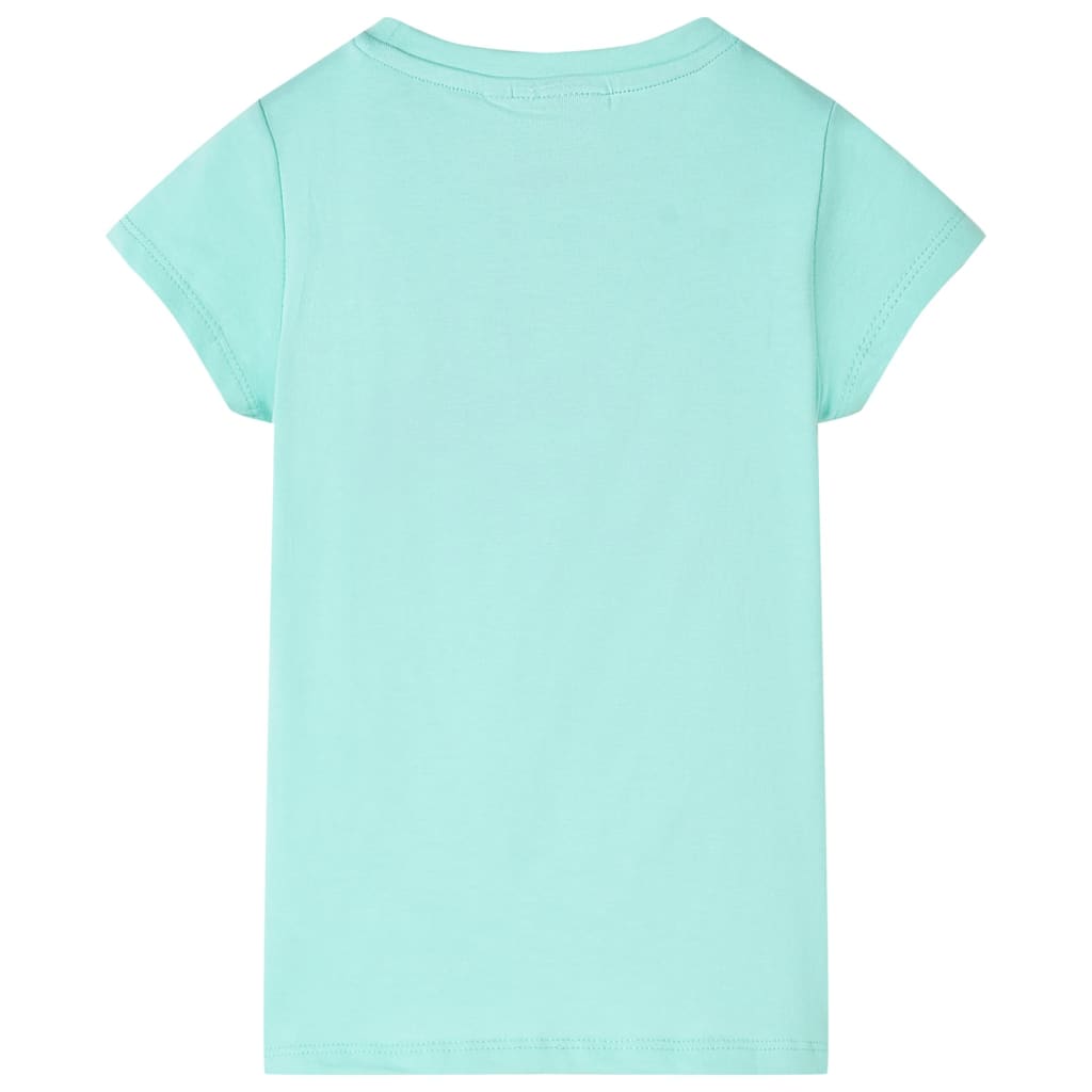Kindershirt 140 lichtmint Mintgroen