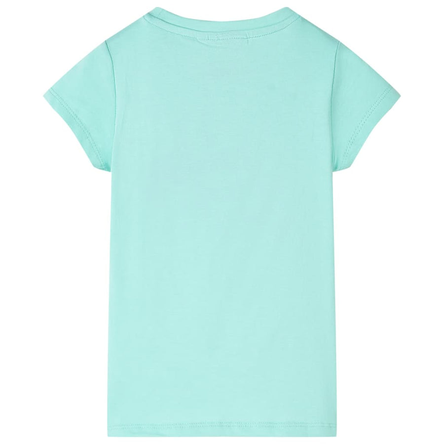 Kindershirt 140 lichtmint Mintgroen