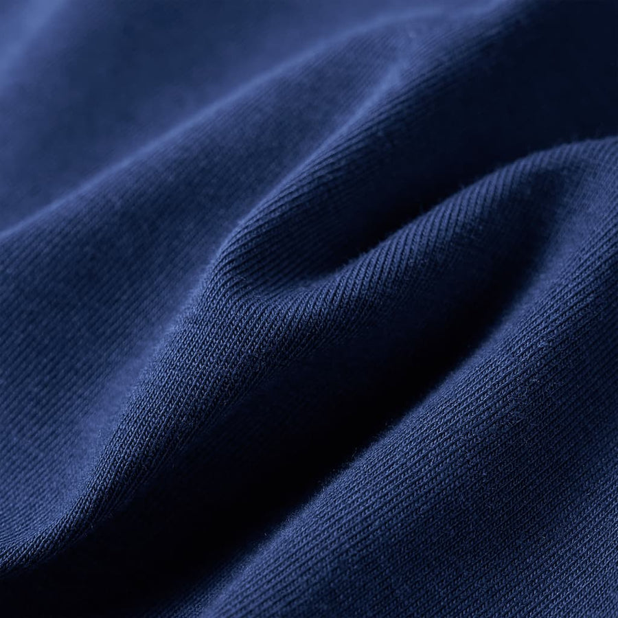 Kindershirt 116 marineblauw Blauw