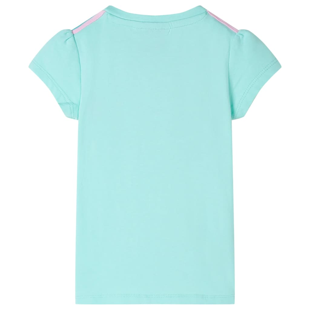 Kindershirt 140 lichtmint Mintgroen