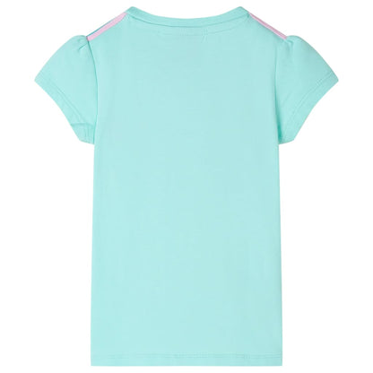 Kindershirt 140 lichtmint Mintgroen
