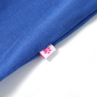 Kindershirt 128 kobaltblauw Blauw 128