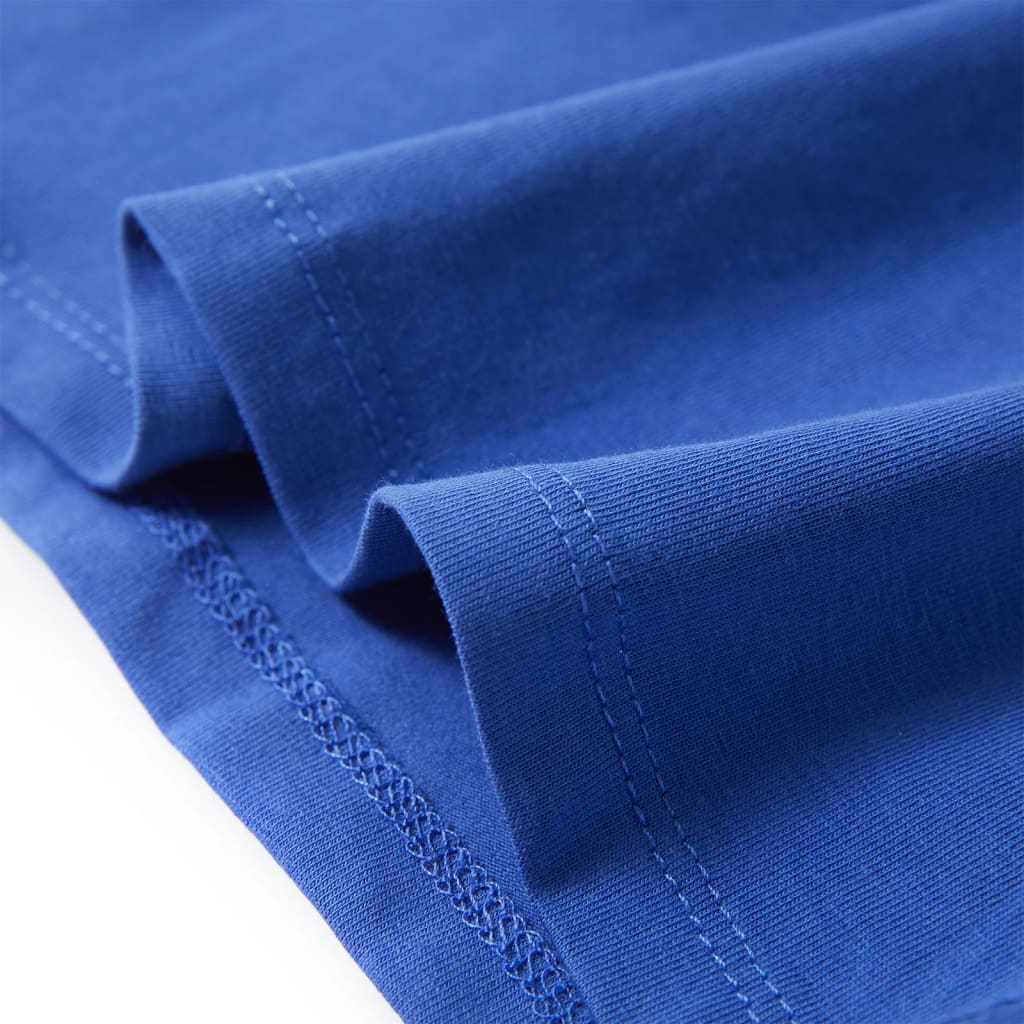 Kindershirt 128 kobaltblauw Blauw 128