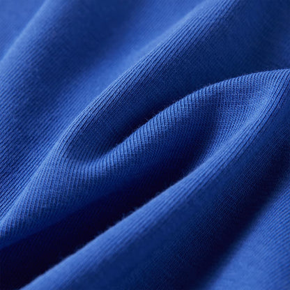 Kindershirt 128 kobaltblauw Blauw 128