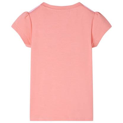 Kindershirt 104 lichtkoraalkleurig Koraal