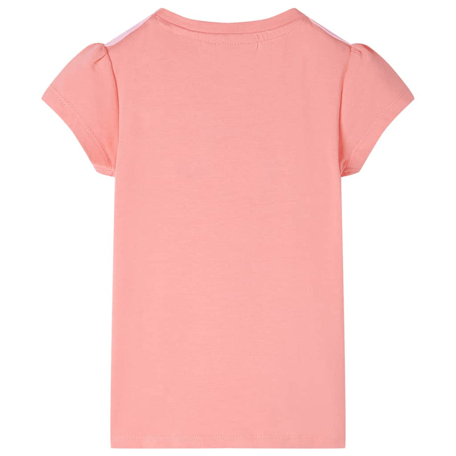 Kindershirt 116 lichtkoraalkleurig Koraal