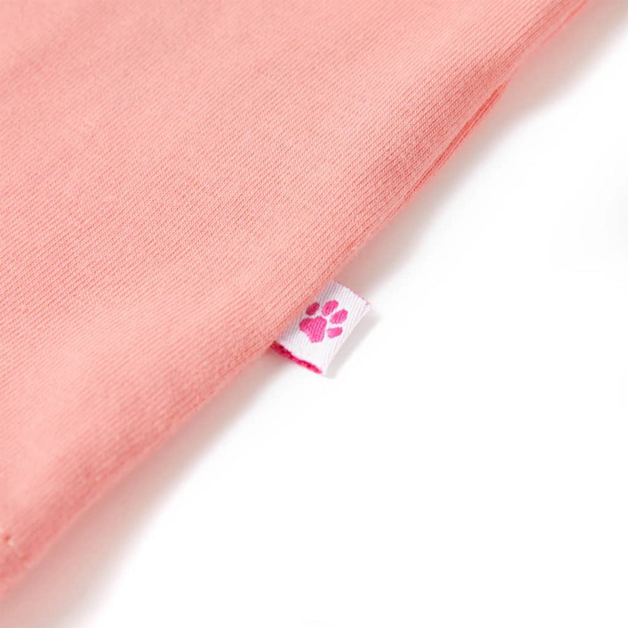 Kindershirt 116 lichtkoraalkleurig Koraal