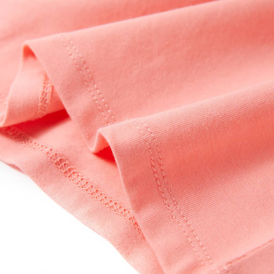 Kindershirt 116 lichtkoraalkleurig Koraal