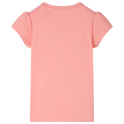 Kindershirt 140 lichtkoraalkleurig Koraal 140