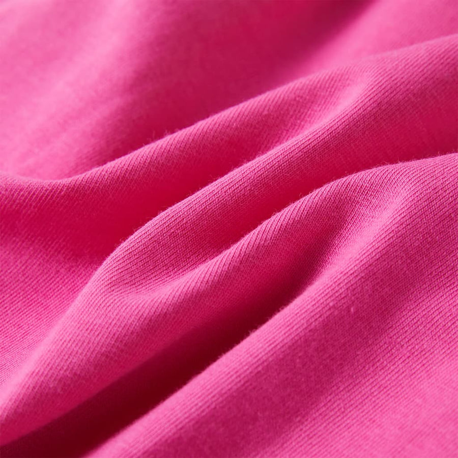 Kindershirt 104 donkerroze Roze