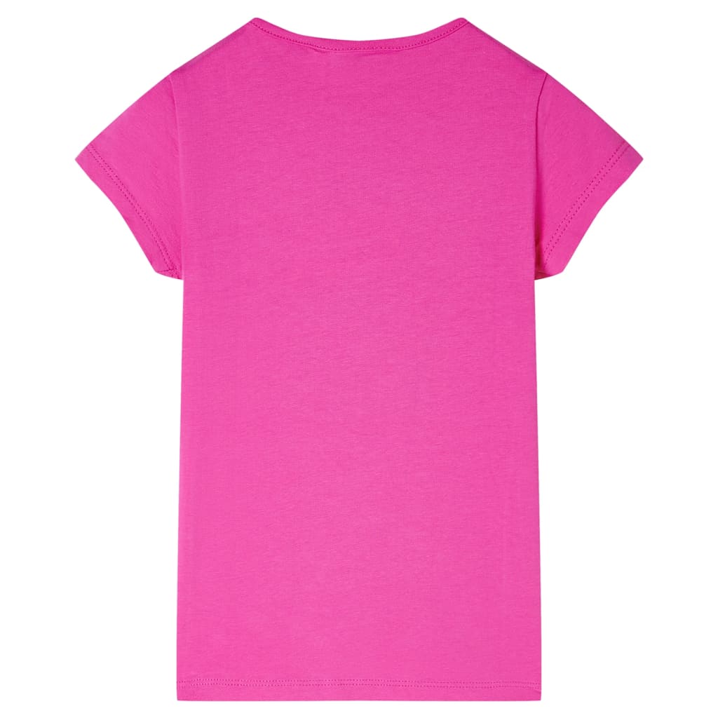 Kindershirt 140 donkerroze Roze 140