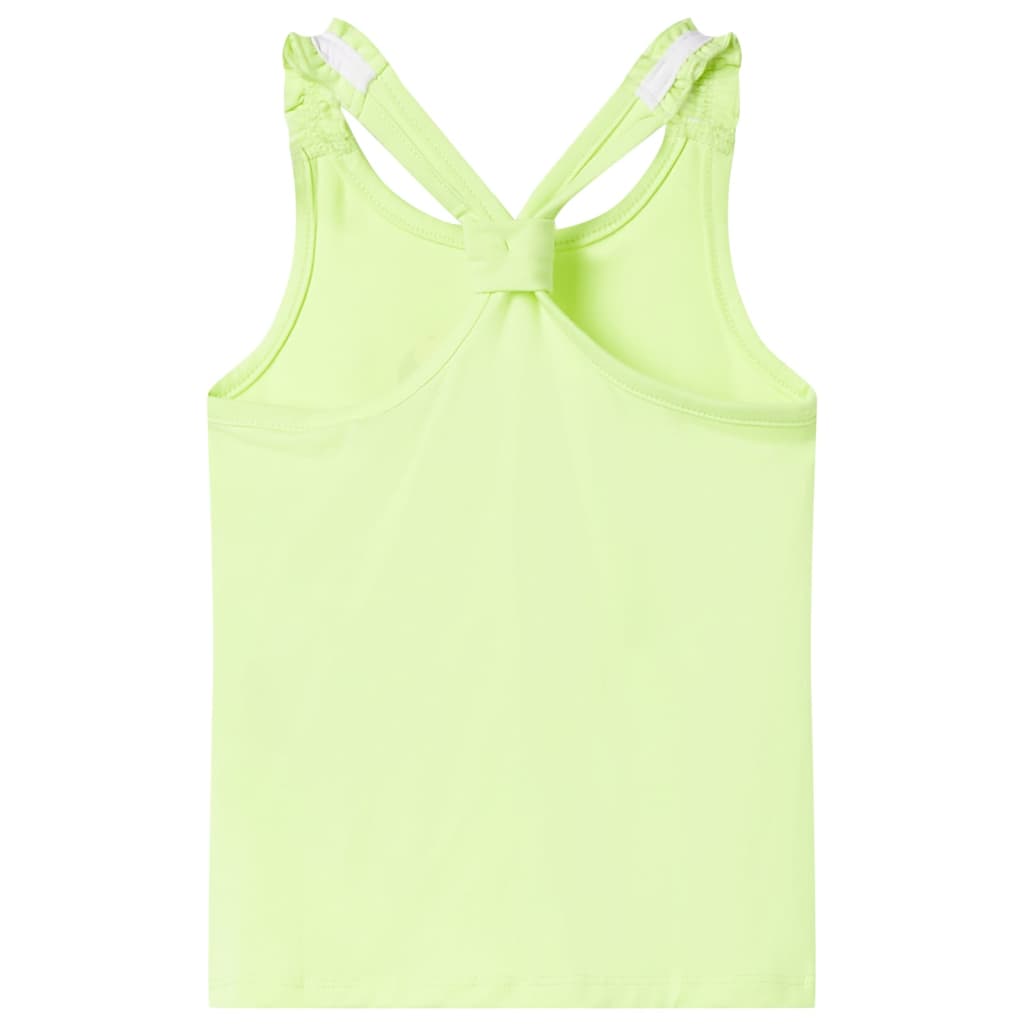 Kindertopje 104 neongeel Geel 104
