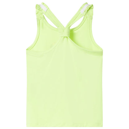 Kindertopje 104 neongeel Geel 104