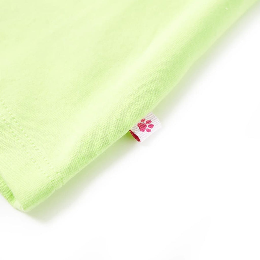 Kindertopje 104 neongeel Geel 104