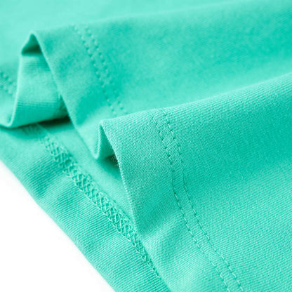 Kindershirt 116 mintkleurig Mintgroen