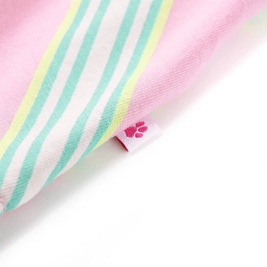 Kinderjurk zonder mouwen met trekkoord 104 roze 104