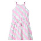 Girls' sleeveless dress with drawstring 116 pink
