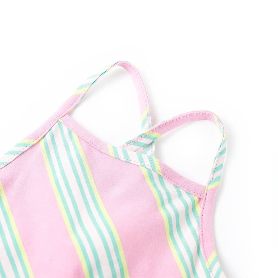 Kinderjurk zonder mouwen met trekkoord 116 roze 116