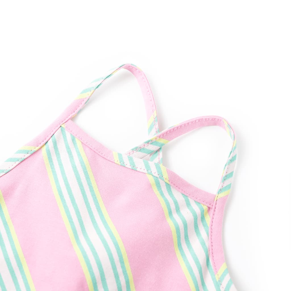 Kinderjurk zonder mouwen met trekkoord 128 roze 128