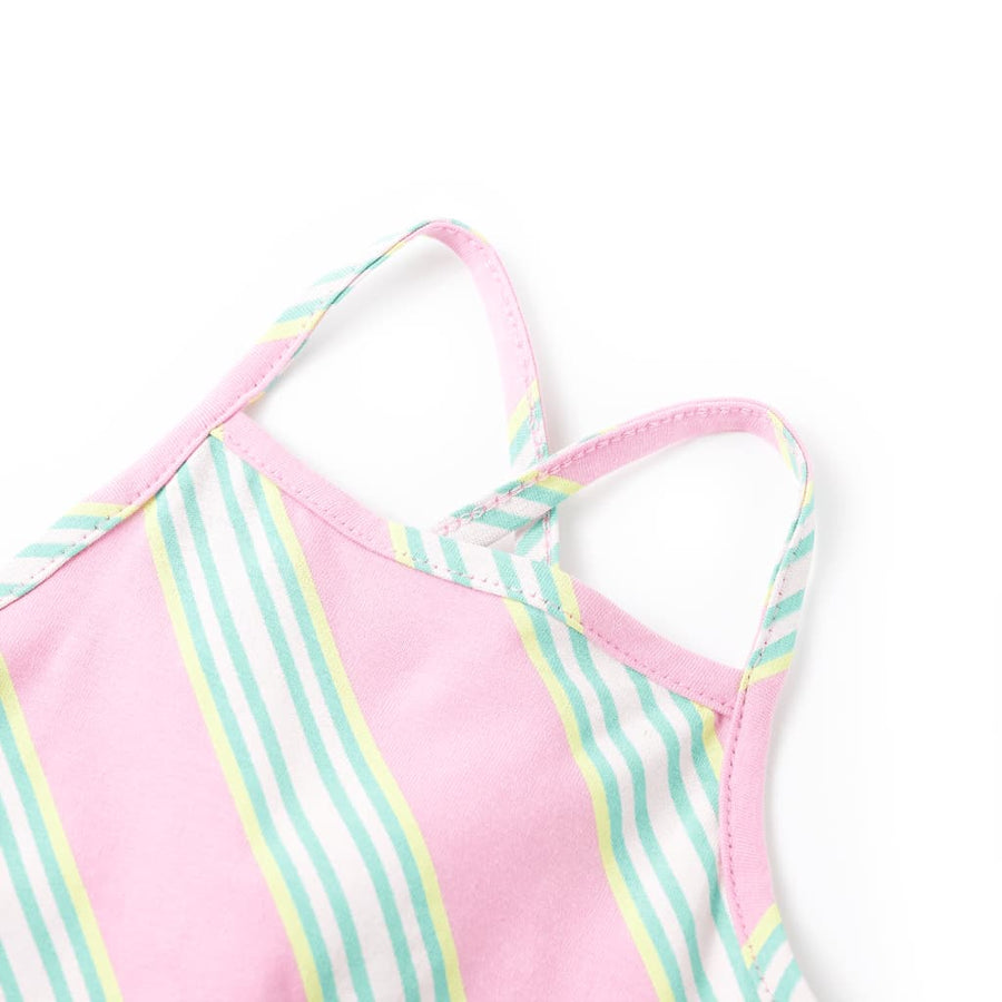Kinderjurk zonder mouwen met trekkoord 128 roze 128