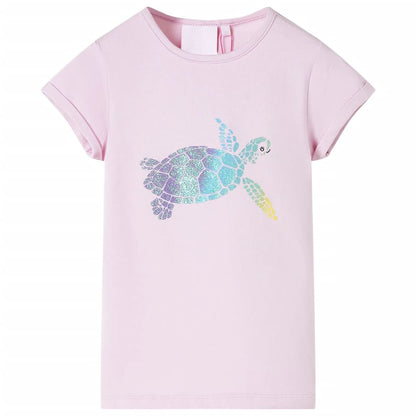 Kindershirt 116 lila Lila 116