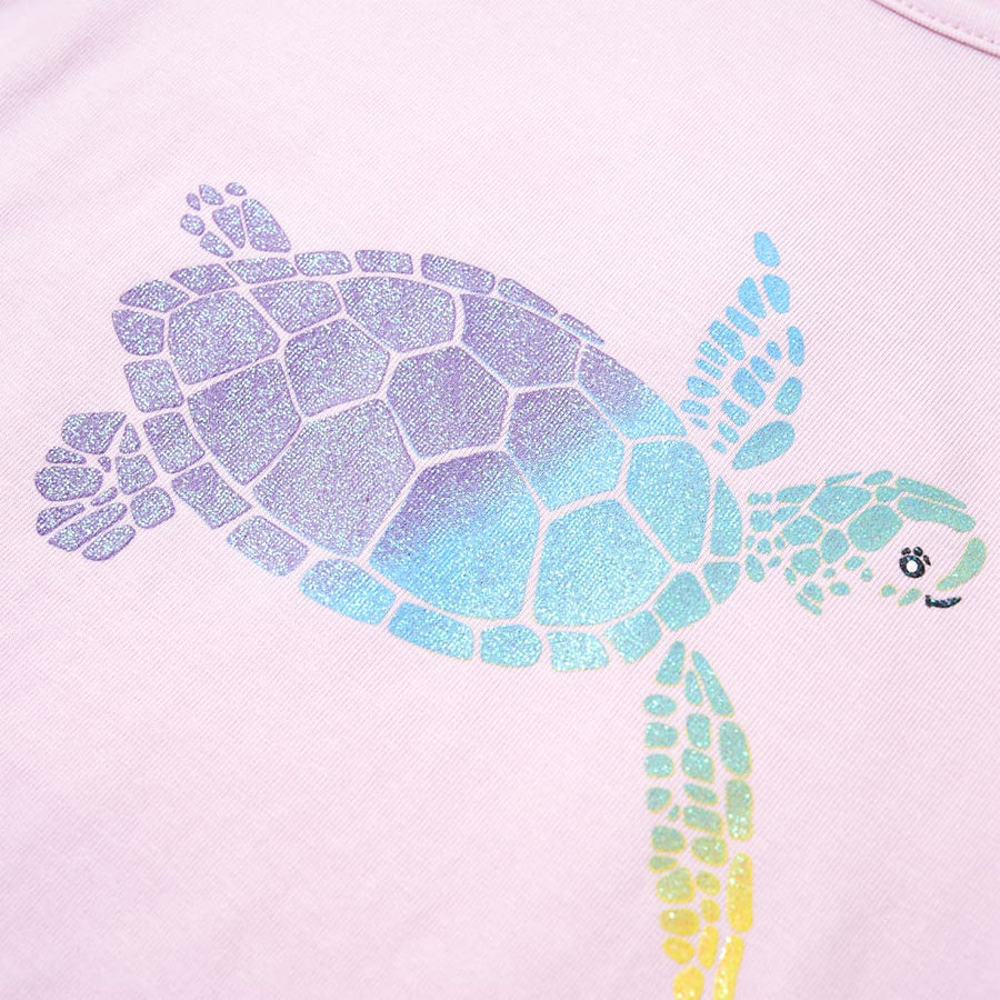 Kindershirt 116 lila Lila 116