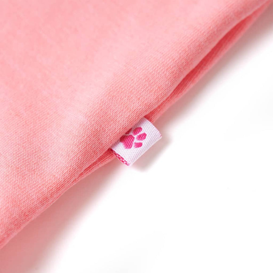 Kindershirt 128 felroze Roze 128