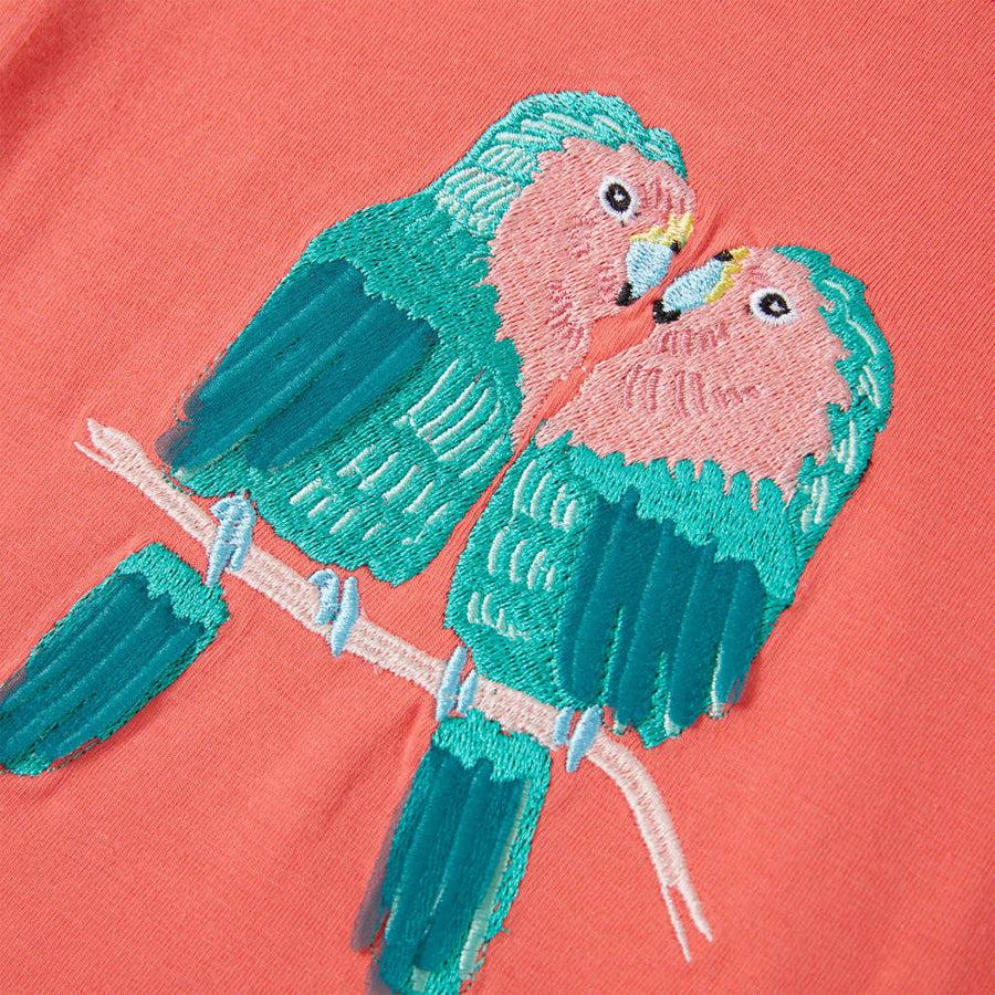 Kindershirt 104 koraalkleurig Koraal 104