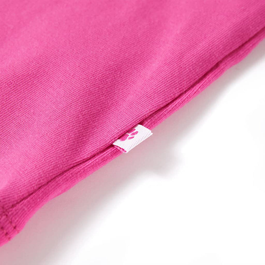 Kindershirt 116 donkerroze Roze