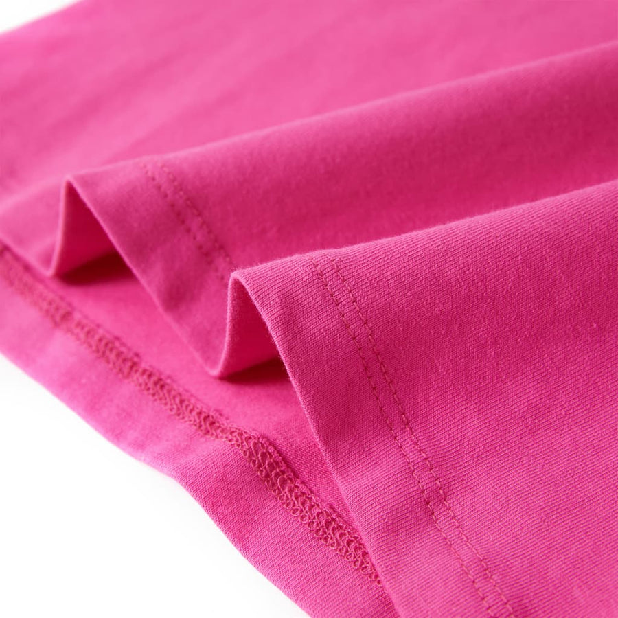Kindershirt 116 donkerroze Roze