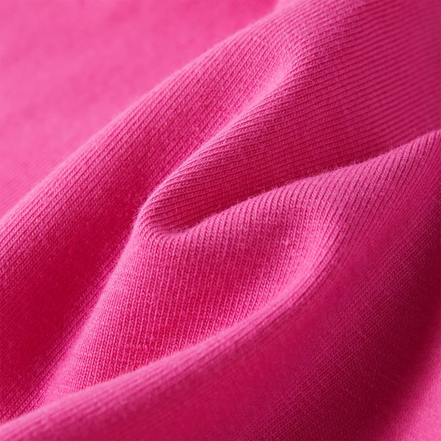 Kindershirt 116 donkerroze Roze