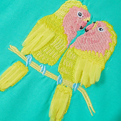 Kindershirt 116 mintkleurig Mintgroen