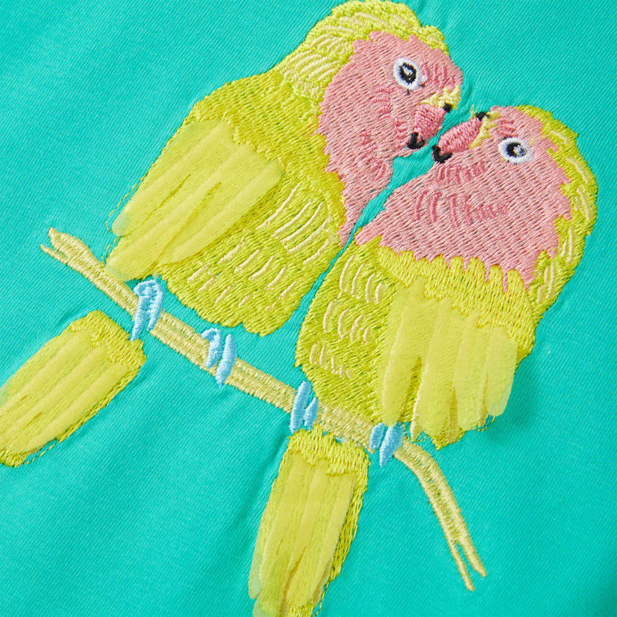 Kindershirt 116 mintkleurig Mintgroen