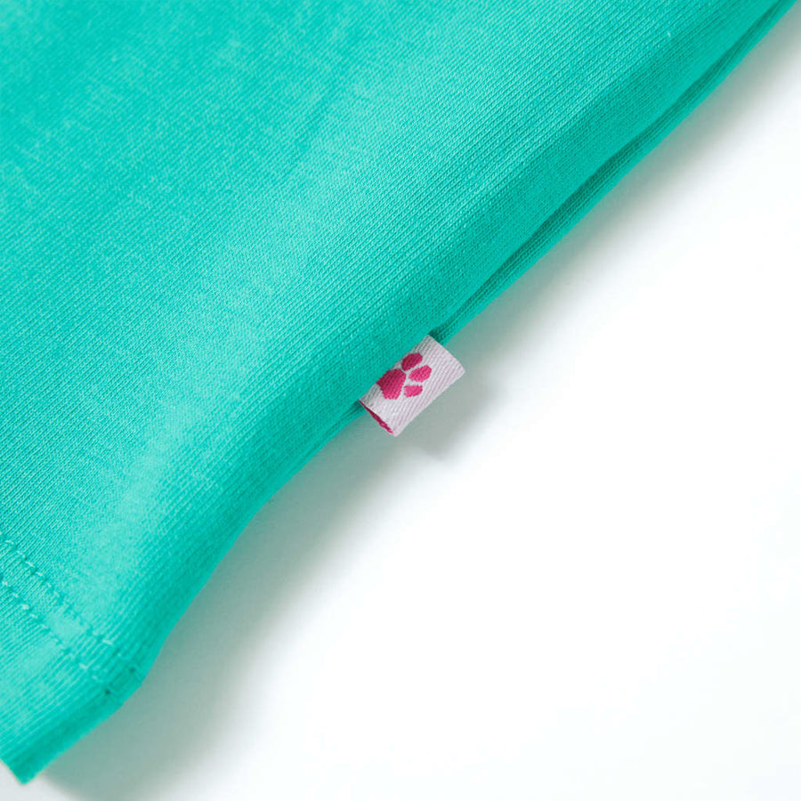 Kindershirt 116 mintkleurig Mintgroen