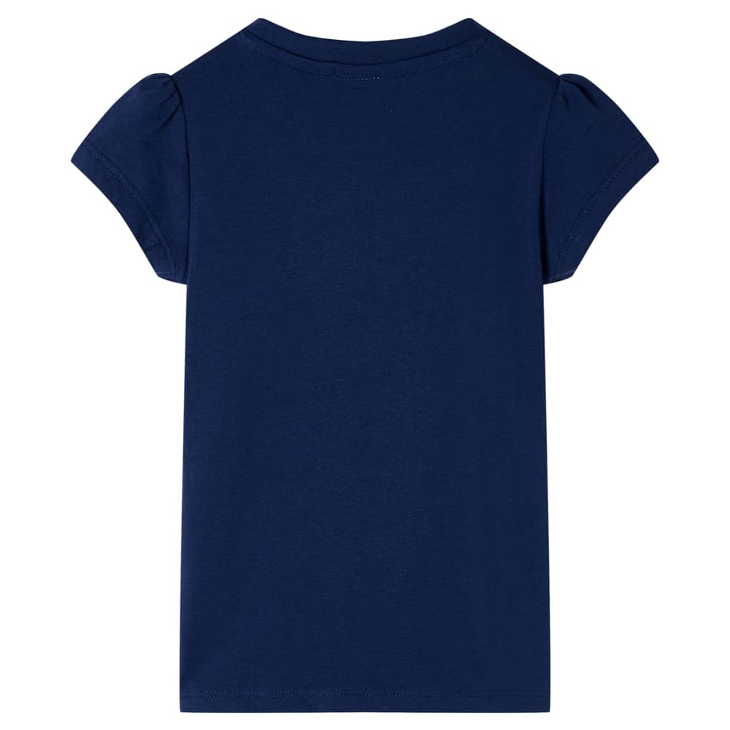 Kindershirt 104 marineblauw Marineblauw