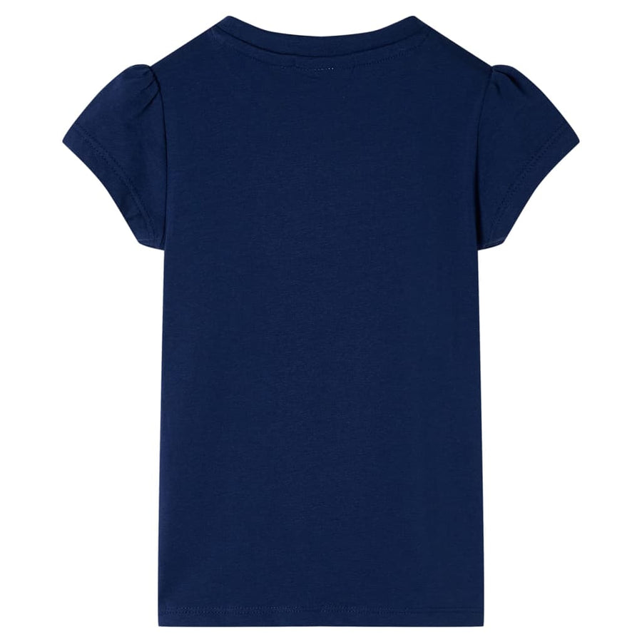 Kindershirt 104 marineblauw Marineblauw