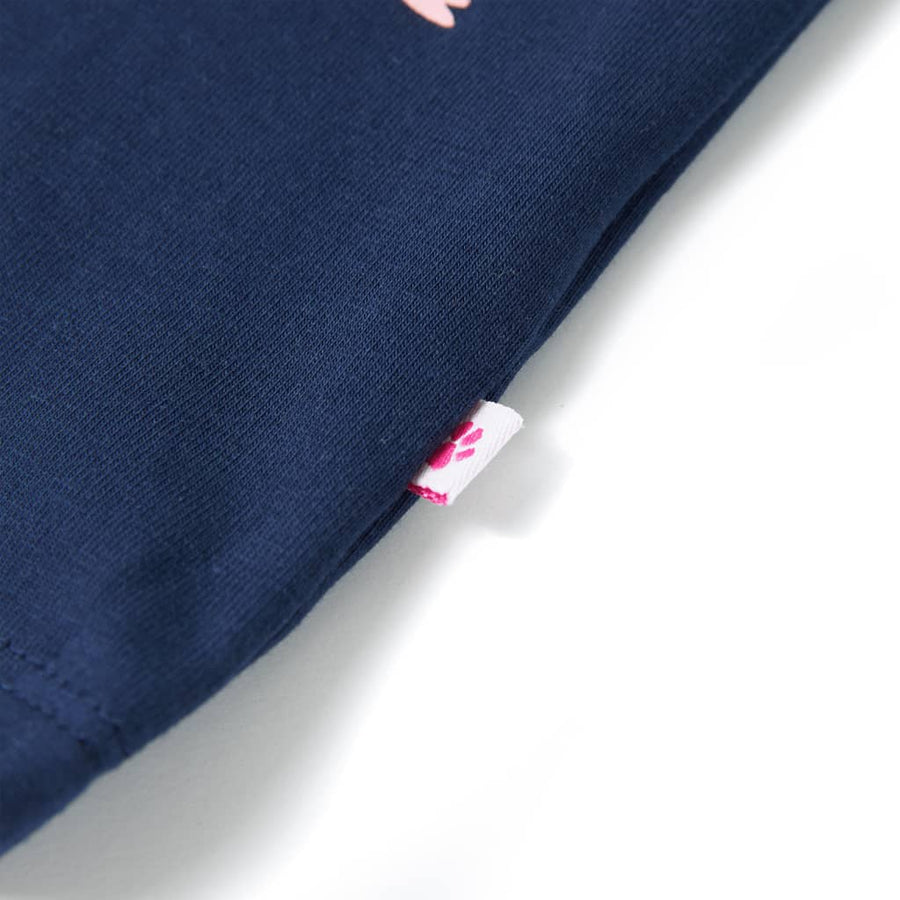 Kindershirt 104 marineblauw Marineblauw