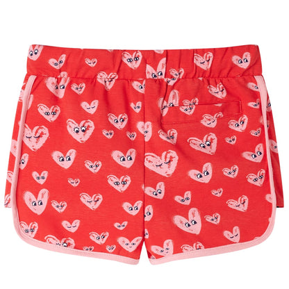 Kindershort met trekkoord 116 rood 116