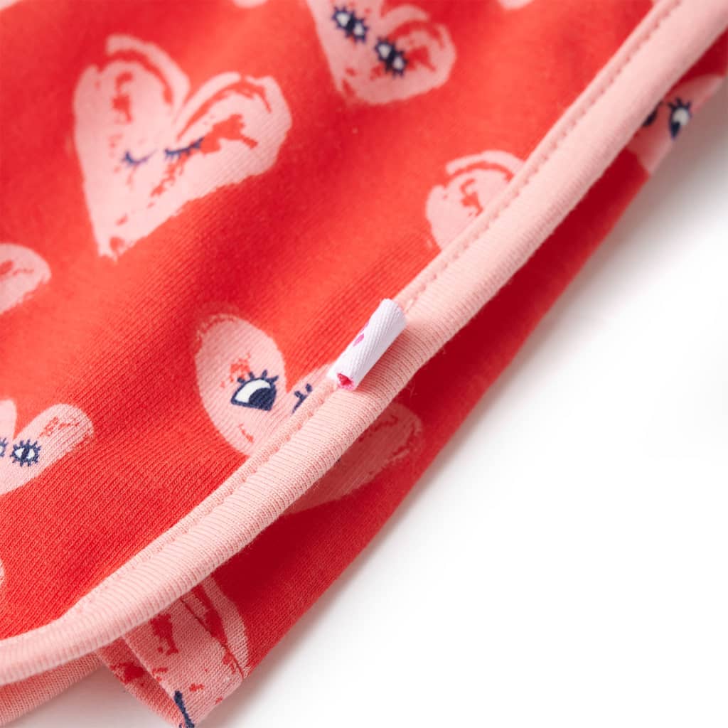Kindershort met trekkoord 116 rood 116