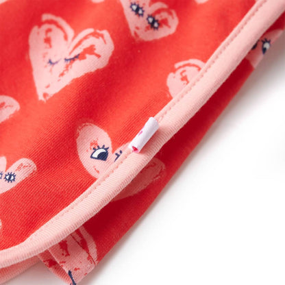 Kindershort met trekkoord 116 rood 116