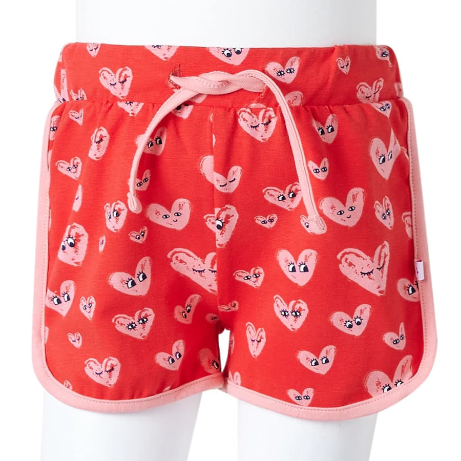 Kindershort met trekkoord 116 rood 116