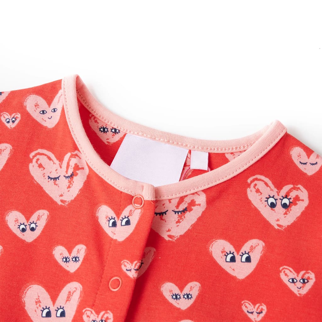Kinderjumpsuit 116 rood 116