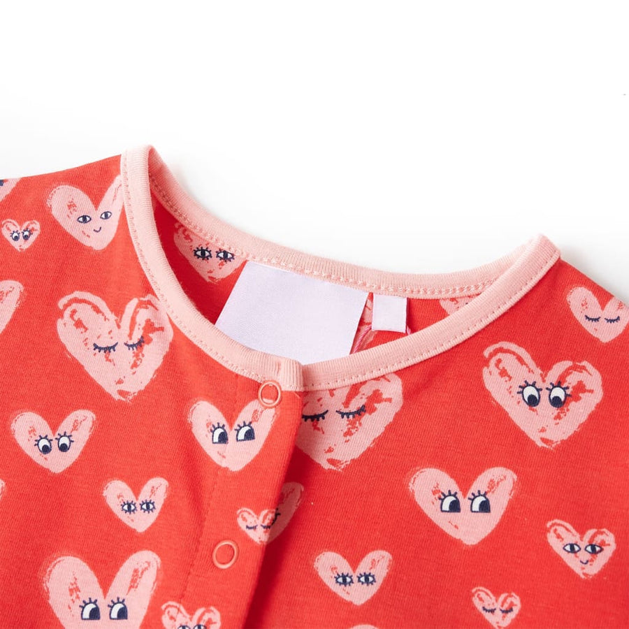 Kinderjumpsuit 140 rood 140