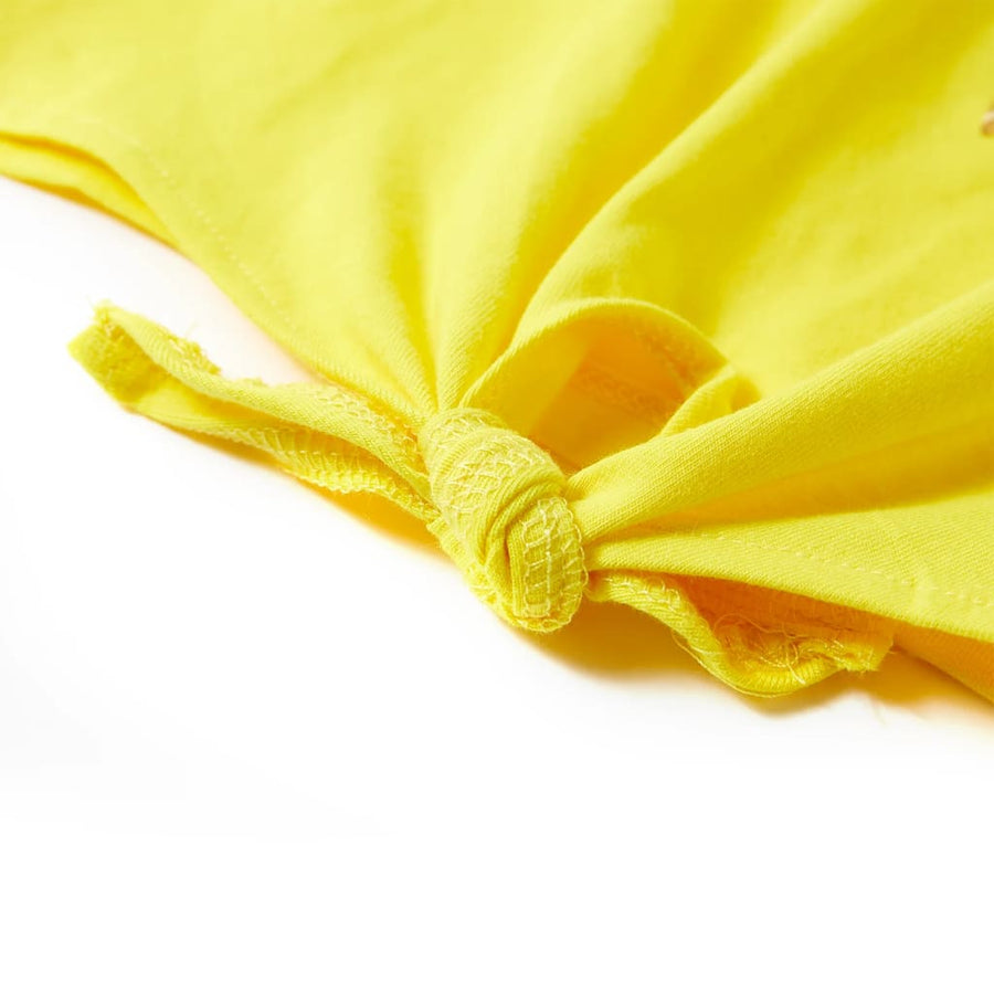 Kindershirt 104 geel Geel