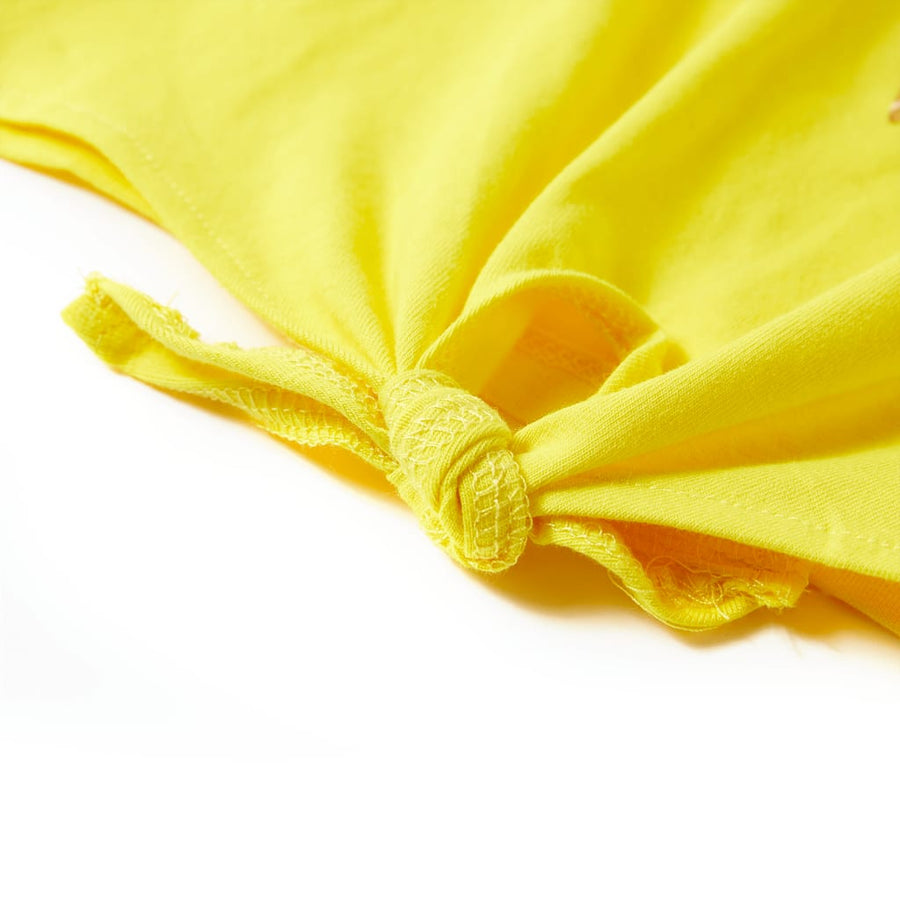 Kindershirt 128 geel Geel