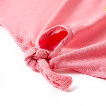 Kindershirt 92 fluorescerend felroze Roze 92