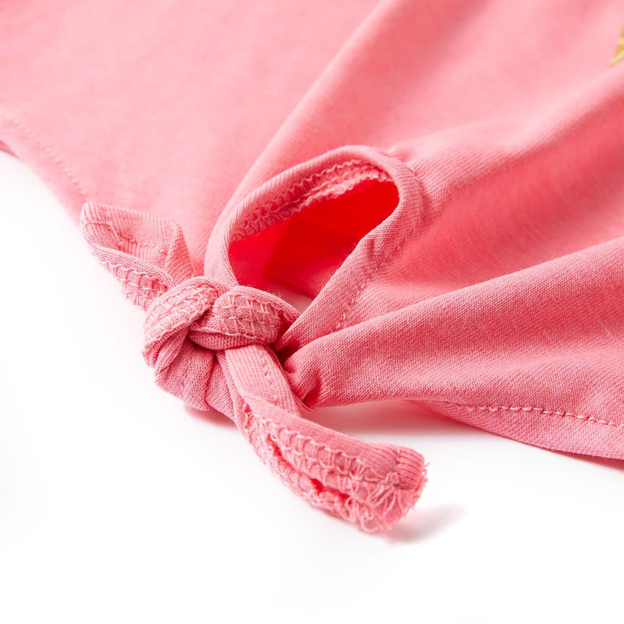 Kindershirt 92 fluorescerend felroze Roze 92