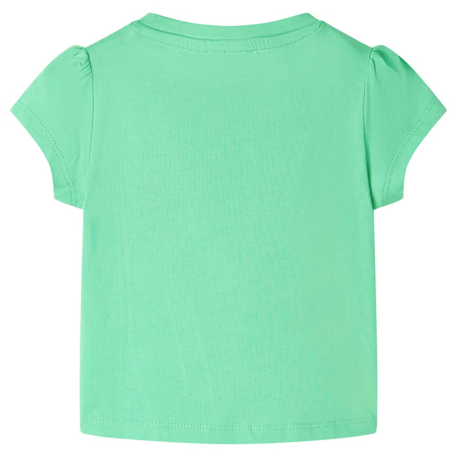 Kindershirt 104 lichtgroen Groen 104