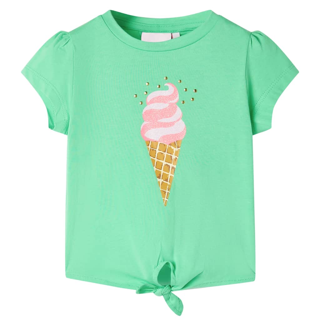 Kindershirt 116 lichtgroen Groen 116