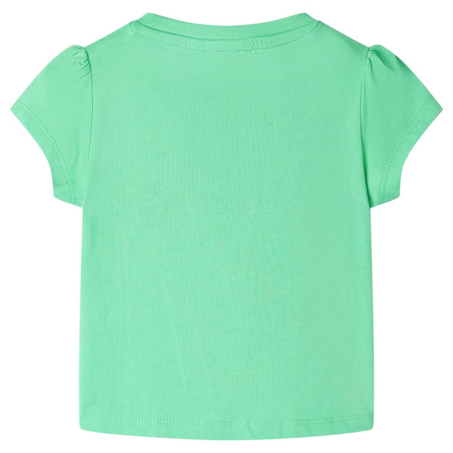 Kindershirt 116 lichtgroen Groen 116